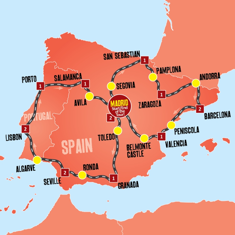 15 Days Spain And Portugal Itinerary Itineraryy