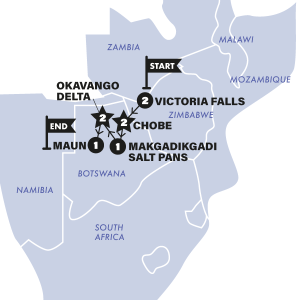 Victoria Falls and Botswana