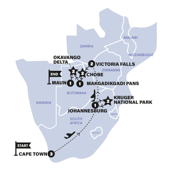 Cape to Delta Safari Reunion 35 to 45