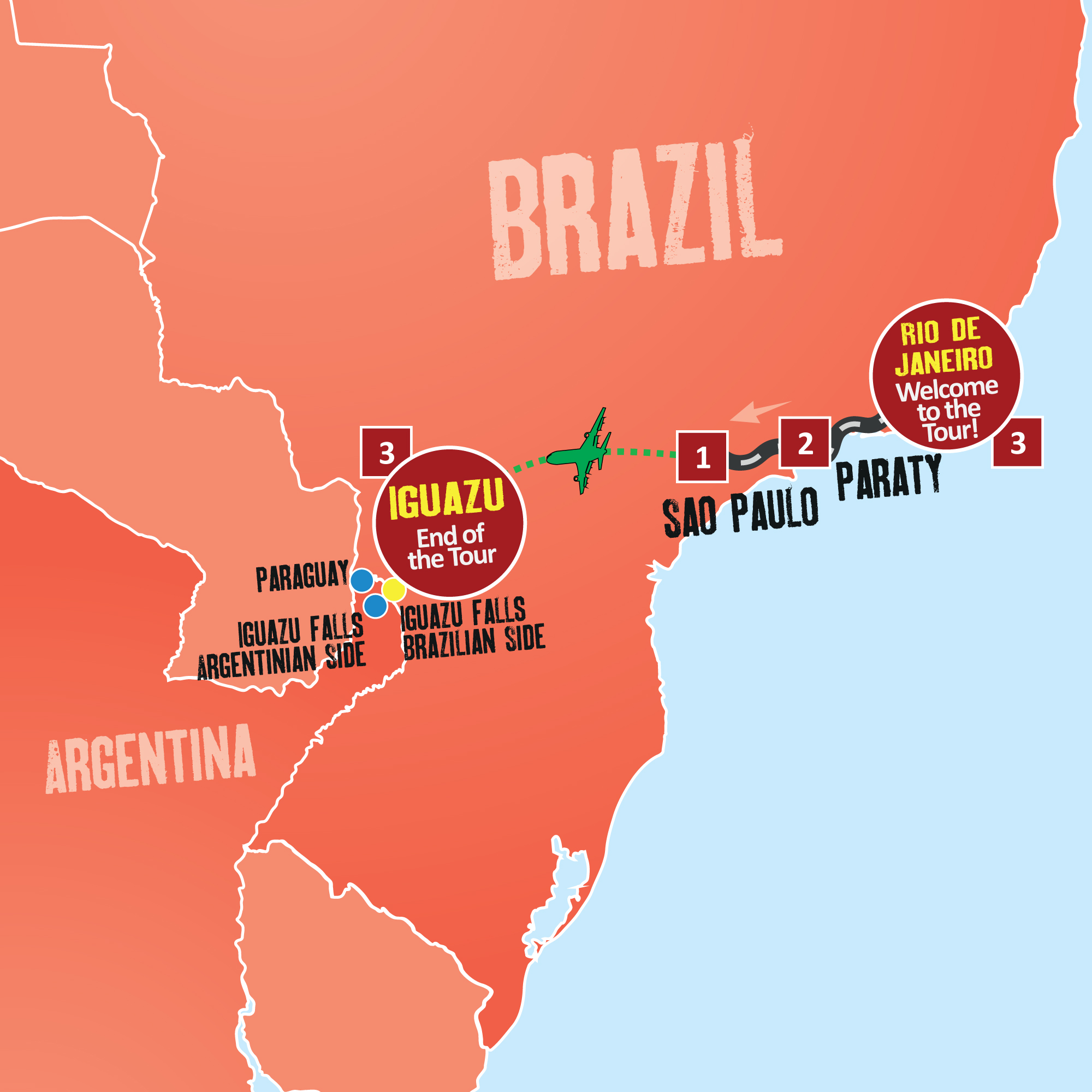 Brazil & Iguazu Highlights - Tour Rio de Janeiro to Iguazu Falls (LATAM1L)