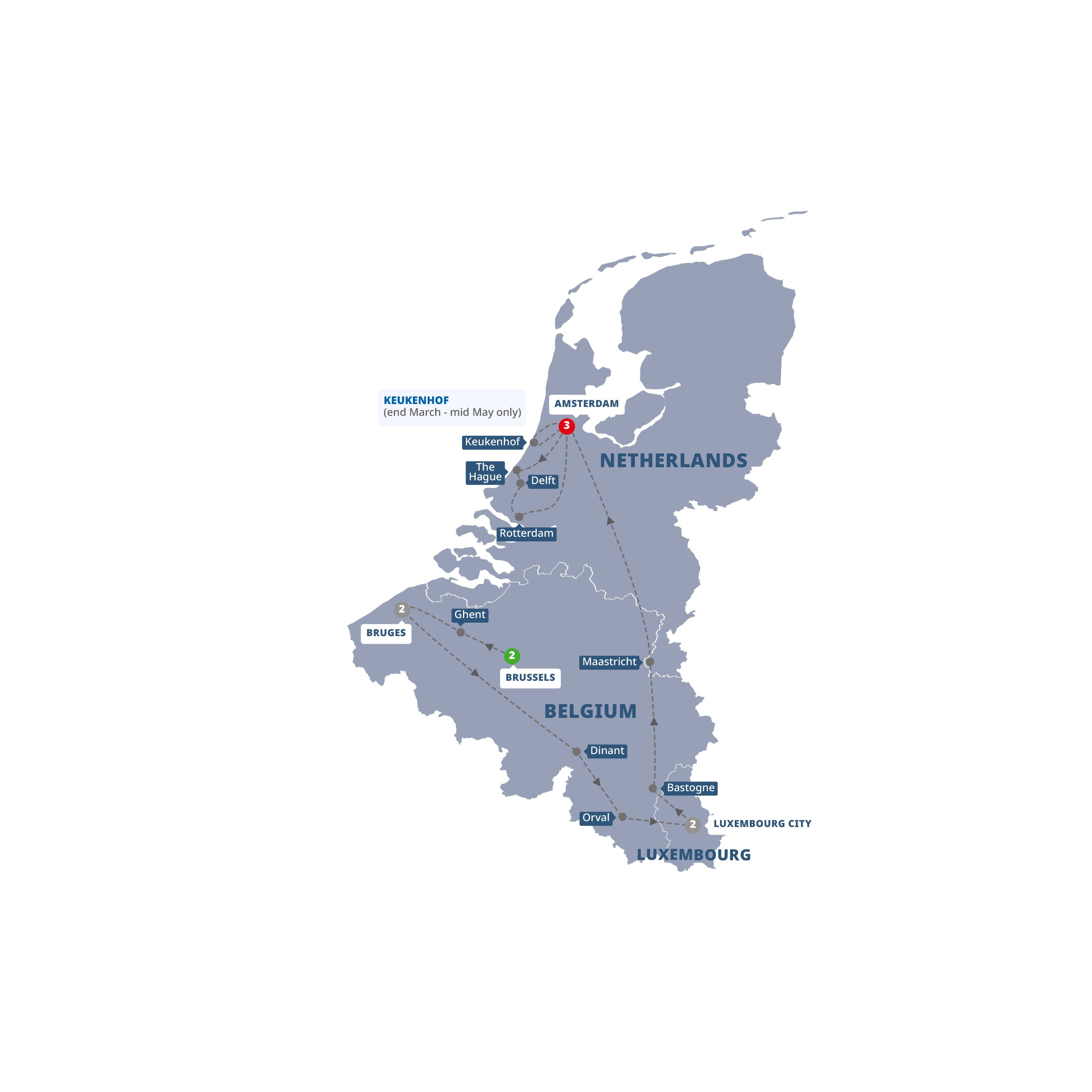 Best of Holland, Belgium and Luxembourg